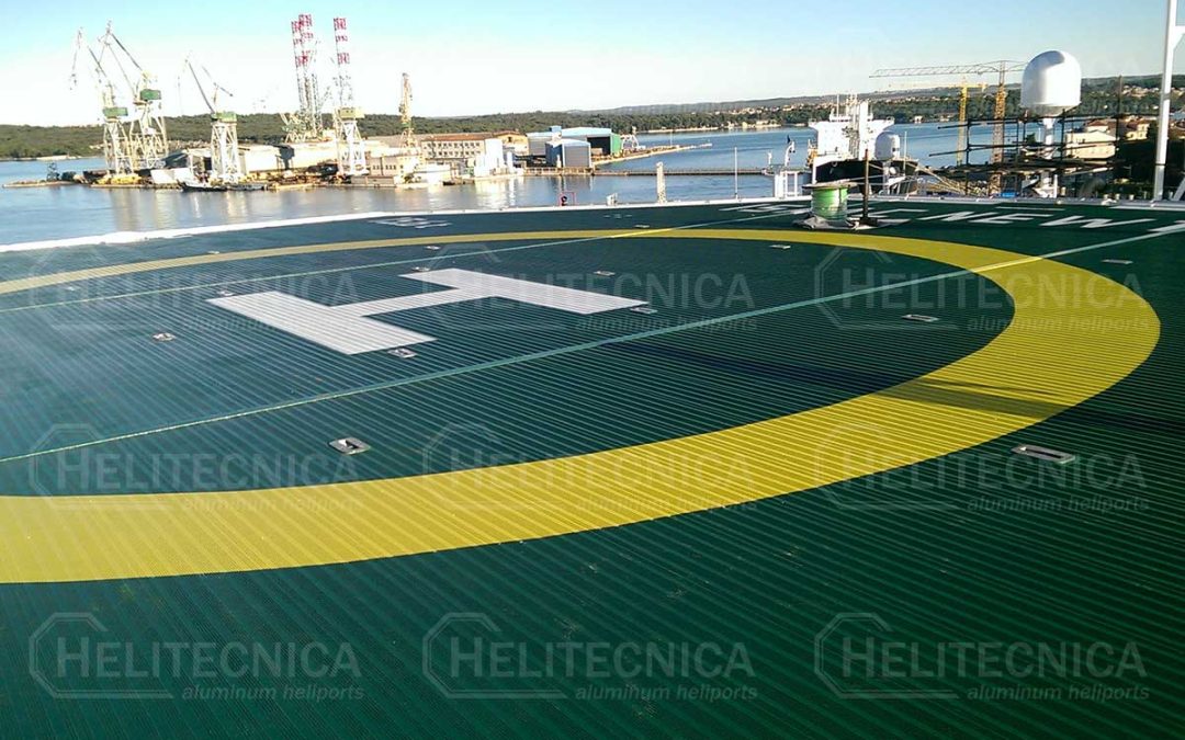 Helipuerto En El Buque De Cableado «isaac Newton» - Helitecnica